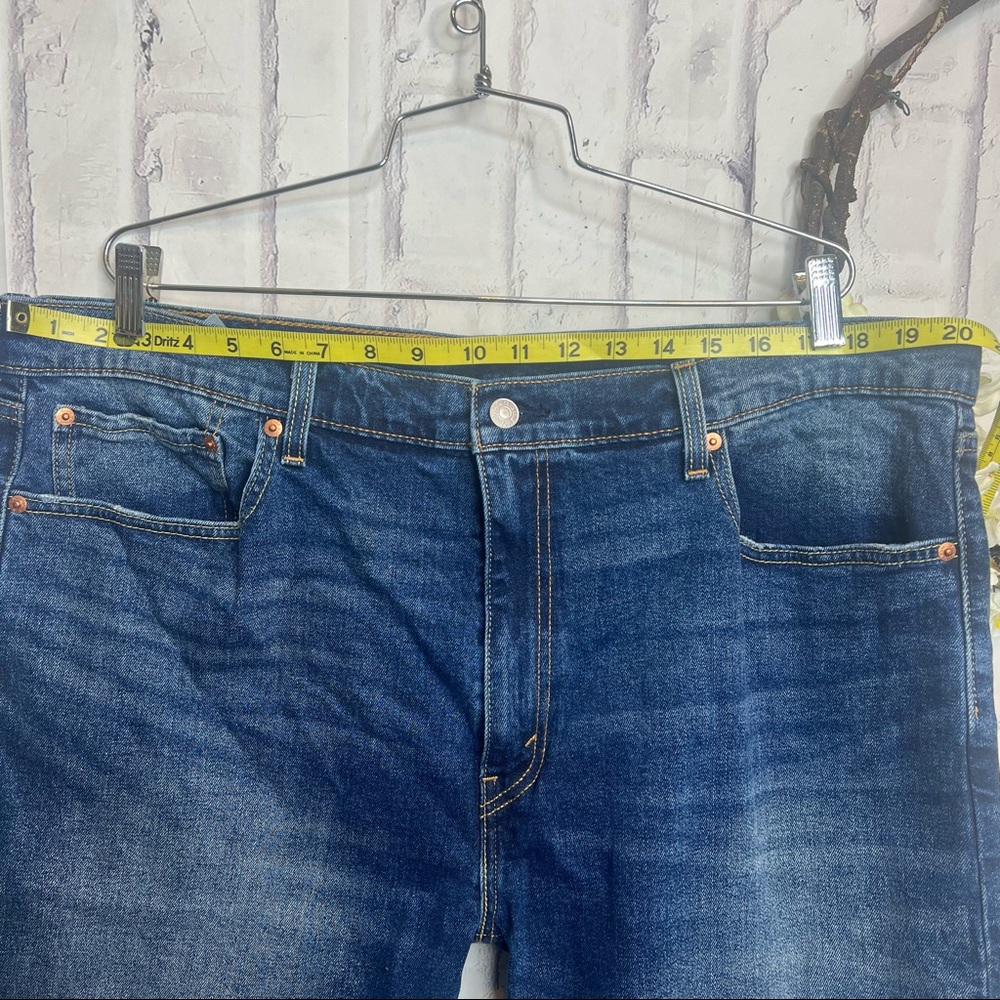 Levi’s Men’s Sz 40 502 Blue Denim HighWaist Bermuda Jean Shorts - Picture 5 of 8